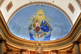 Ceiling painting, interior view of San Jose Cathedral, Catedral Metropolitana de Costa Rica, San