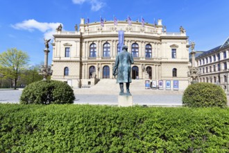 Rudolfinum neo renaissance building known as Prague Concert Hall, Jan Palach Square, Prague,