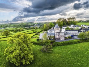 The Priory from a drone, Abbotskerswell Priory, Retirement Village, Abbotskerswell, Newton AbbotThe