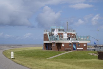 Skipperhuus am Deich, Bistro & Cafe, Norddeich, East Frisia, Lower Saxony, Germany, Europe