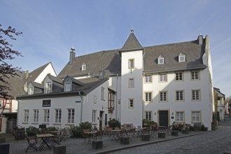 Historic Boos von Waldeckscher Hof, distillery and wine shop, Meisenheim, Rhineland-Palatinate,