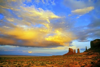 Monument Valley, Navajo Land, Colorado Plateau, under Navajo administration, Utah, USA, North