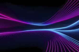 Background with vibrant flowing lines, AI generated, colors, animation, abstract, geometry, art,