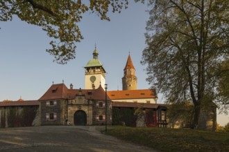 Bouzov Castle is an early 14th-century fortress first mentioned in 1317. It was built on a hill