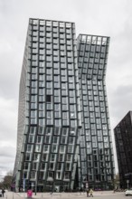 Modern high-rise buildings, Reeperbahn, St. Pauli, Hamburg, Germany, Europe