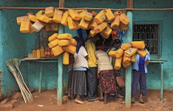 South Ethiopia, street scene and market in Sodo, Ethiopia, Africa