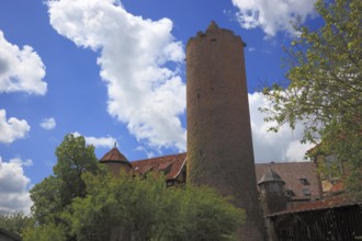 The Hinterturm, Schlitz, small town in the east of the Vogelsberg district in central Hesse, Hesse,