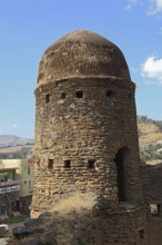 Amhara region, in the Gemp palace complex in Gondar, Gonder, part of the old church, Saint Michael,