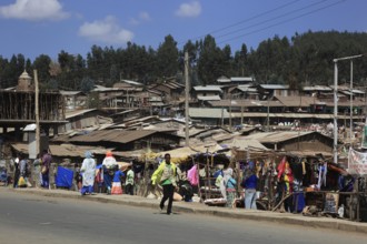 In the highlands of Abyssinia, in the Semien Mountains, Semien Mountains, village of Debark, market