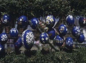 Easter custom, Easter fountain in Franconian Switzerland, detail