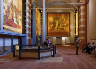 Kaisersaal, Kaiserdom, the cathedral of Speyer, interior view, Speyer, Rhineland-Palatinate,