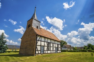 Dümde village church, Teltow-Fläming district, Brandenburg, Germany, Europe