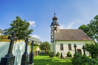 Bösewig village church, Bad Schmiedeberg, Saxony-Anhalt, Germany, Europe