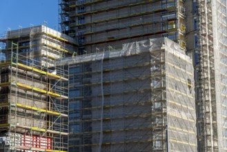 Construction site, new residential development, Phönixsee residence on the north bank, senior