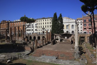 Largo di Torre Argentina, a square in the Pigna neighbourhood of Rome on the ancient Campus