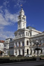 City of Arad, city centre, historic houses, the Renaissance-style town hall on the town hall