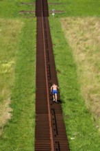 The Hennesee, Hennetalsperre in the Sauerland, dam, stairway to heaven, 333 steps climb 60 metres