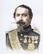 Napoleon III of France 1808 to 1873, Emperor of the French. From the book Europa im 19. century -