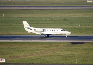 Private jet, of the Maltese private airline VistaJet, Cessna 560XK Zitation XLS aircraft after