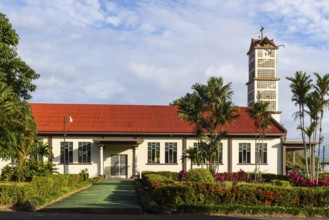 Iglesia Católica, Church, La Fortuna, Guanacaste, Costa Rica, Central America