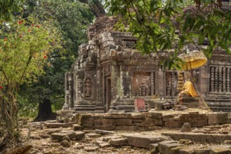 The sanctuary of the mountain temple Wat Phu, Champasak province, Laos, Asia