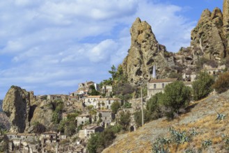 Ghost Town, Pentedattilo Village, Calabria, Italy, Europe