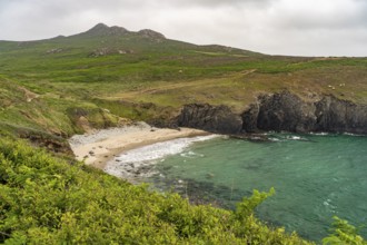 Porthmelgan Beach near St Davids, Wales, Great Britain