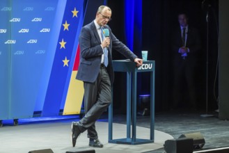 Election event of the CDU party for the Bundestag elections with top candidate Friedrich Merz.