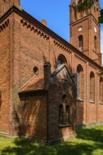 Protestant Church of St Peter and Paul from 1866 in Gross Lassowitz, Polish: Lasowice Wielkie,