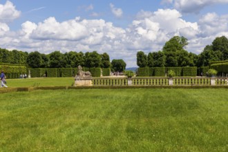 The Grosssedlitz Baroque Garden with the Friedrich Palace is located on a hill on the left bank of