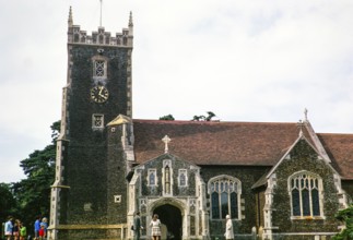 Kirche der Heiligen Maria Magdalena, königliches Anwesen, Sandringham, Norfolk, England,