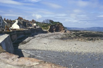 Watchet harbour and coastal village, Somerset coast, England, United Kingdom 1970s