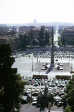 Piazza di Popolo, Rome, Italy in 1974