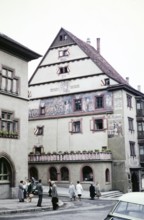 The Kirsnersche Haus, Hauptstraße, Rottweil, Baden-Württemberg, Germany, Europe 1959, Europe