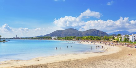 Port de Alcudia beach, Mallorca, Balearic Islands, Spain, Europe