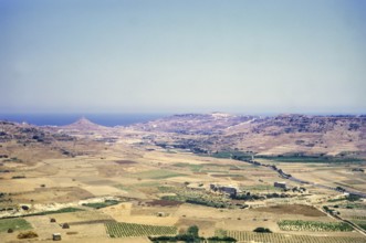 View from Victoria Castle, Gozo, Malta, Europe 1971, Europe