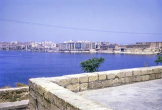 Hotel Fortuna, Tigné Seafront, Tas-Sliema, from Valletta, Malta, Europe 1971, Europe