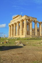 Temple of Hera or Temple E, Selinunte Archaeological Park, Selinunte, Trapani district, Sicily,