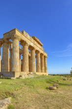 Temple of Hera or Temple E, Selinunte Archaeological Park, Selinunte, Trapani district, Sicily,