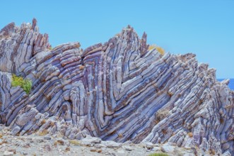 Apoplystra rock formations, Agios Pavlos, Southern Crete, Crete, Greek Islands, Greece, Europe