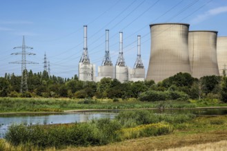 Werne, North Rhine-Westphalia, Germany, natural gas power plant, steam power plant, RWE Generation