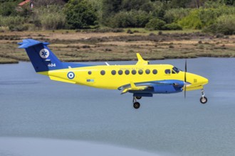 A Beechcraft 350C Super King Air aircraft of the Hellenic Air Force with the registration number