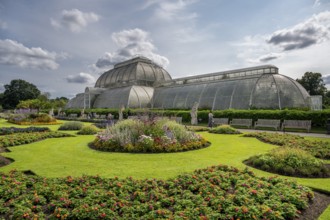 Palm House, the oldest Victorian greenhouse in the world, Royal Botanic Gardens, Kew, London,