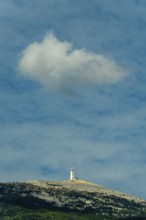 South face of Mont Ventoux (1910m) . Vaucluse. Provence-Alpes-Côte d'Azur. France