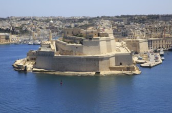 Fort Saint Angelo, Grand Harbour, Vittoriosa, Valletta, Malta, Europe