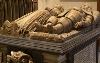 Sir Henry Kingesmill tomb monument, church of Saint Mary, Kingsclere, Hampshire, England, UK died