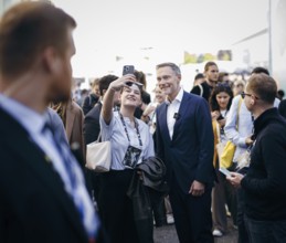 Christian Lindner (FDP), Federal Minister of Finance, photographed at the OMR Festival (Online