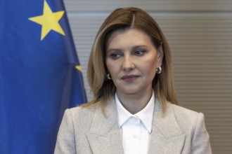 Wife of the Ukrainian President, Mrs Olena Selenska, Berlin, 02.02.2024