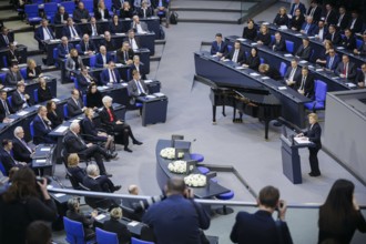 Eva Szepesi speaks in the plenary of the German Bundestag on Holocaust Remembrance Day. Berlin, 31