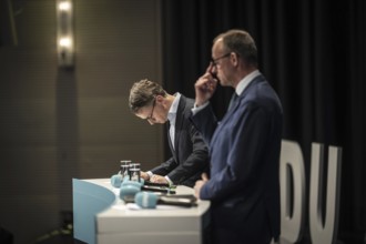 CDU Secretary General Carsten Linnemann attends the CDU policy convention in Cologne, 1 March 2024,